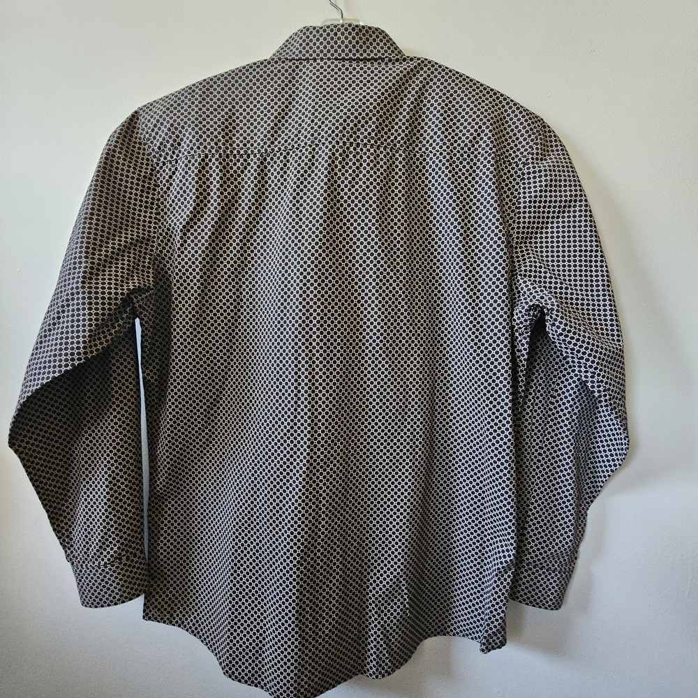 Cinch Modern Fit Shirt Men's XL Long Sleeve Button Down Polka Dot Geometric‎ - Picture 7 of 7